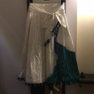 Kate Spade Peacock Midi Skirt